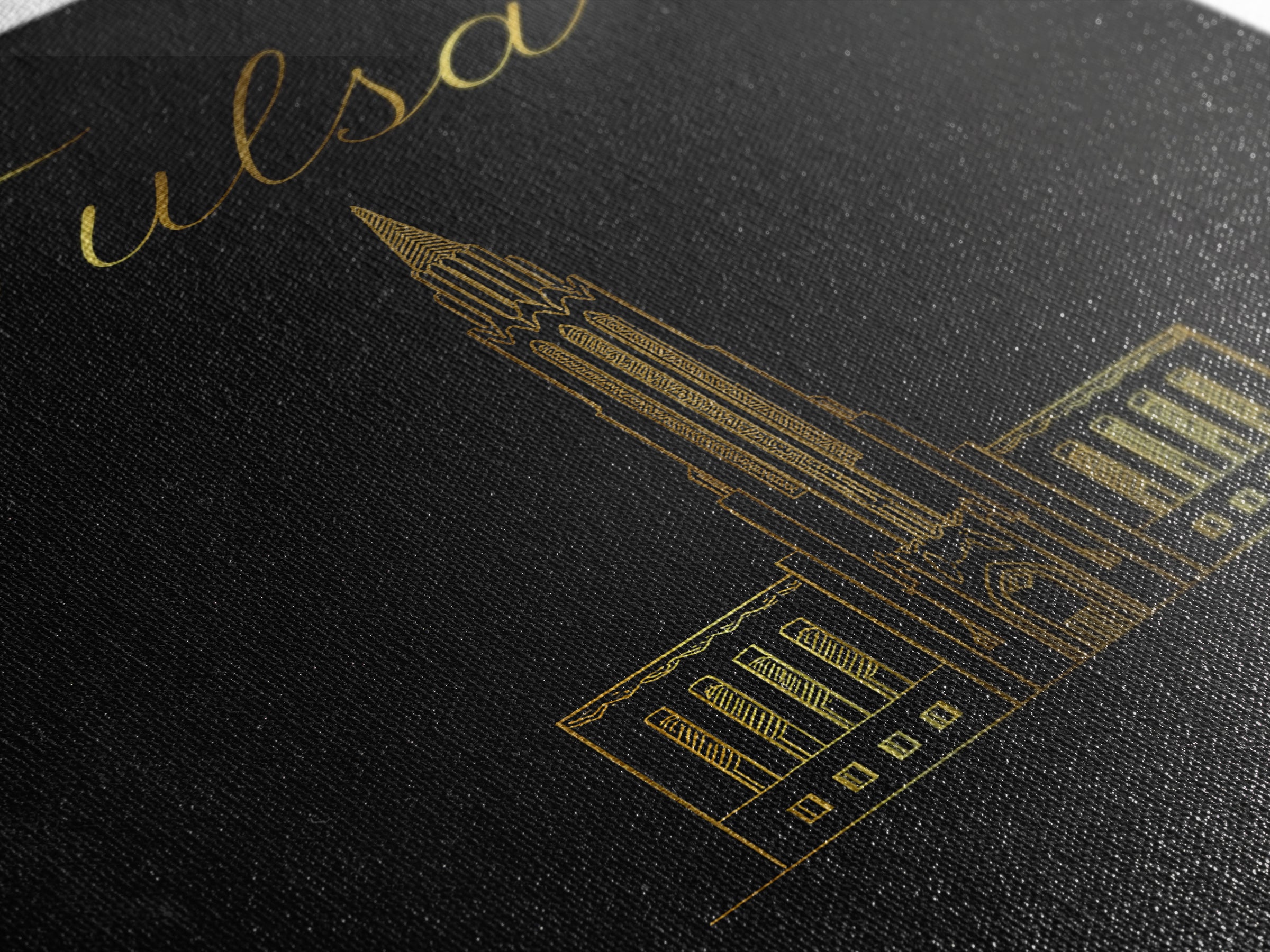 Tulsa Travel Poster, Framed Canvas Print, Dark Minimalist Wall Art, Tulsa City Art, Travel Art Print, Travel Poster Art, Wanderlust Decor