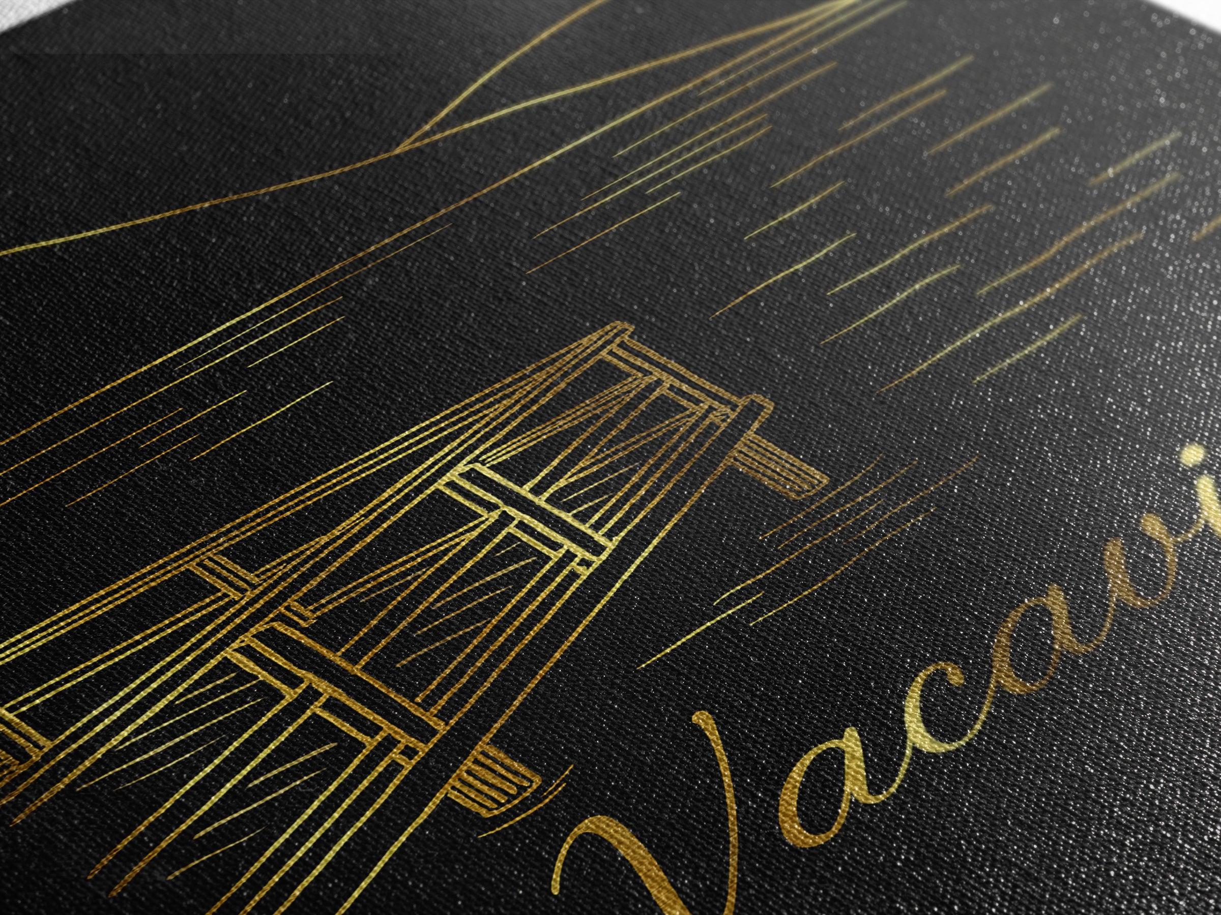 Vacaville Travel Poster, Canvas Print, Gold Outline Poster Art, Vacaville City Art, Wanderlust Decor, Living Room Wall Art, City Art Print