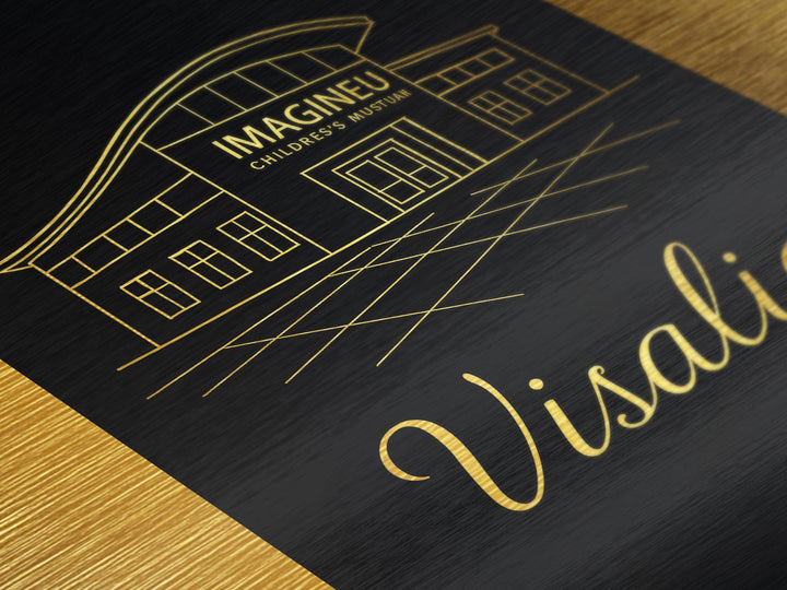 Visalia California Art, Metallic Gold Art, Wood Framed Art, Metal Art, Modern Wall Art, Graduation Travel Gift, Living Room Decor