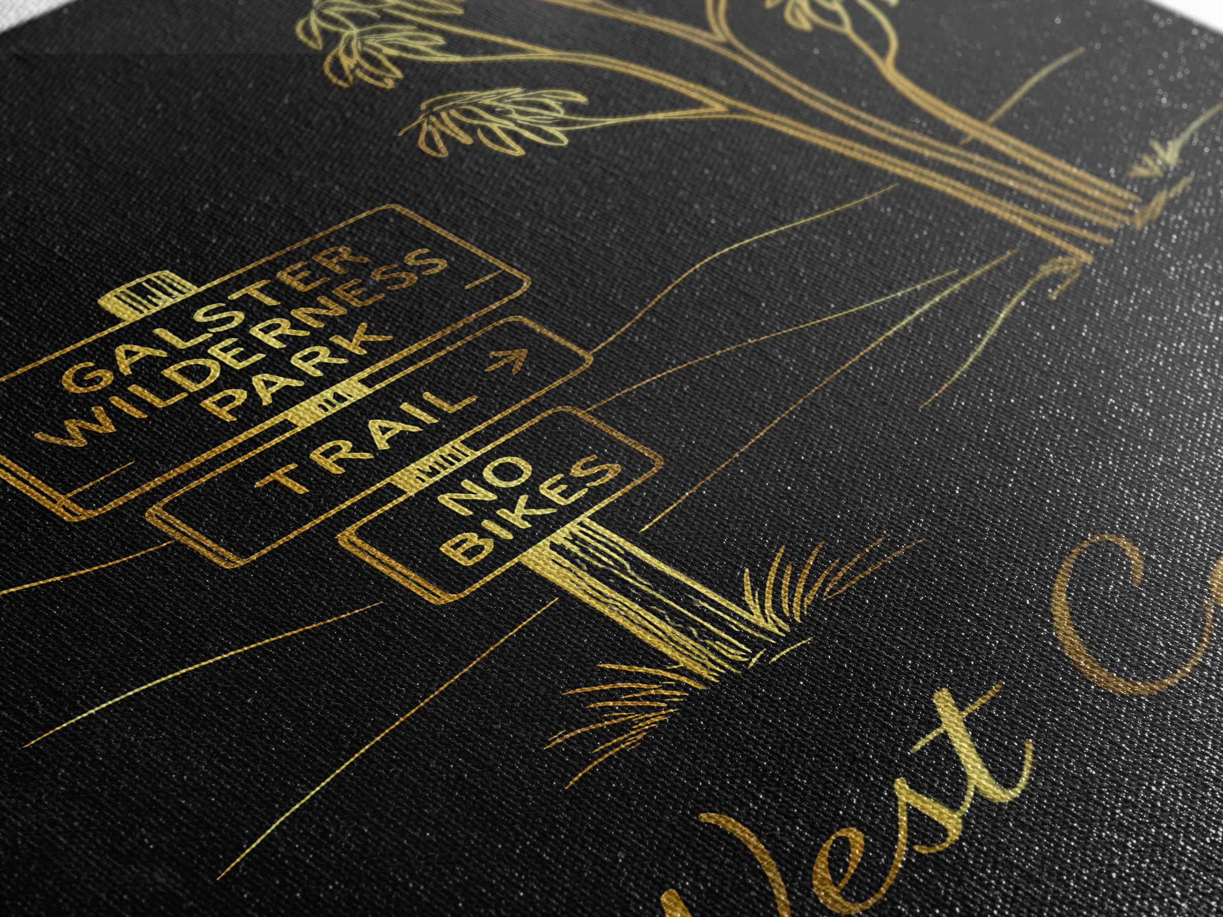 West Covina California Travel Poster, Canvas Print, Gold Outline Poster Art, West Covina Wall Art, Travel Poster Art, Eclectic Wall Decor