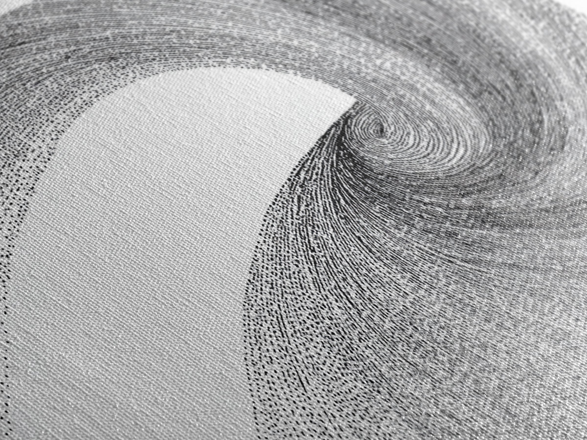 Black White Vortex Line Wall Art, Modern Abstract Art Print, Op Art Decor, Minimalist Geometric Poster For Office And Home