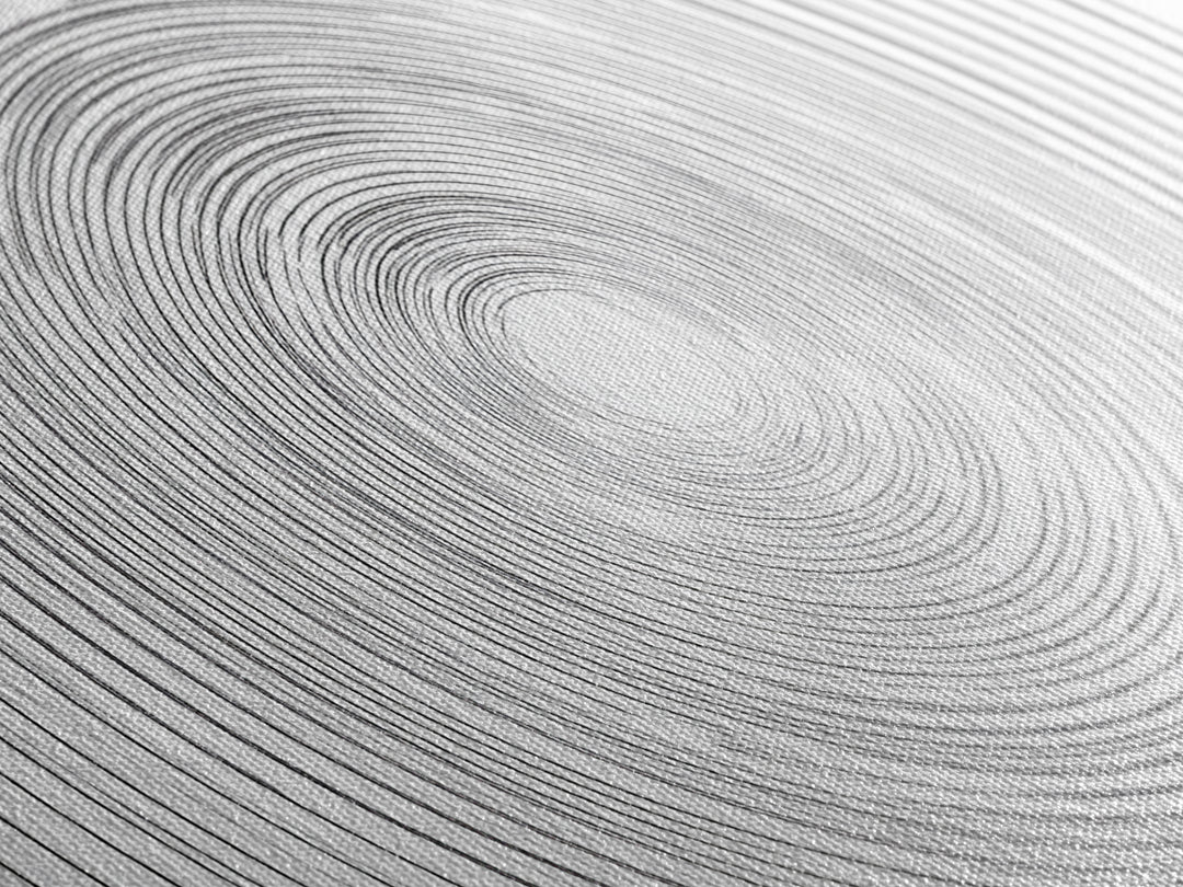 White Black Concentric Vortex Op Art Canvas Print, Minimalist Geometric Wall Art, Modern Abstract Poster, Home Office Decor