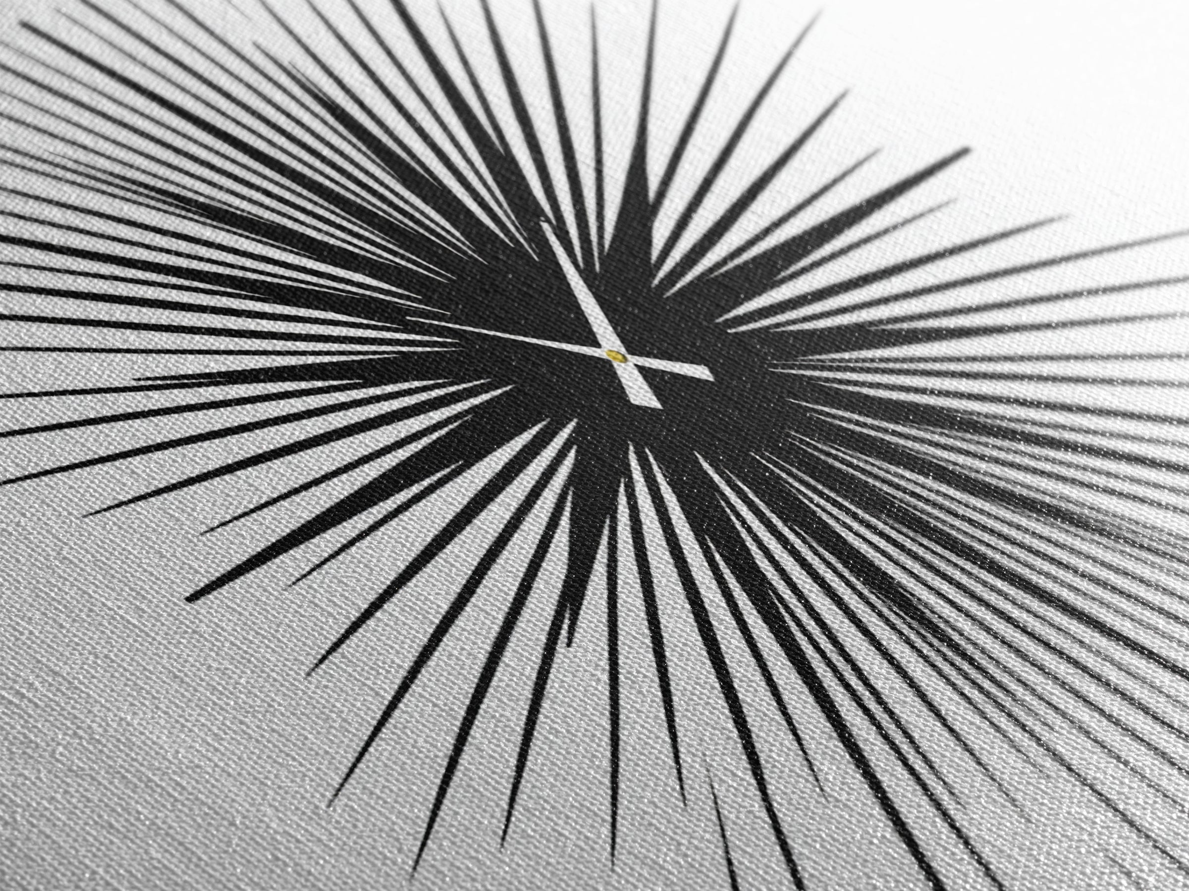 Black White Exploding Starburst Wall Art, Modern Abstract Art, Minimalist Geometric Poster, Op Art Print, Office Wall Decor