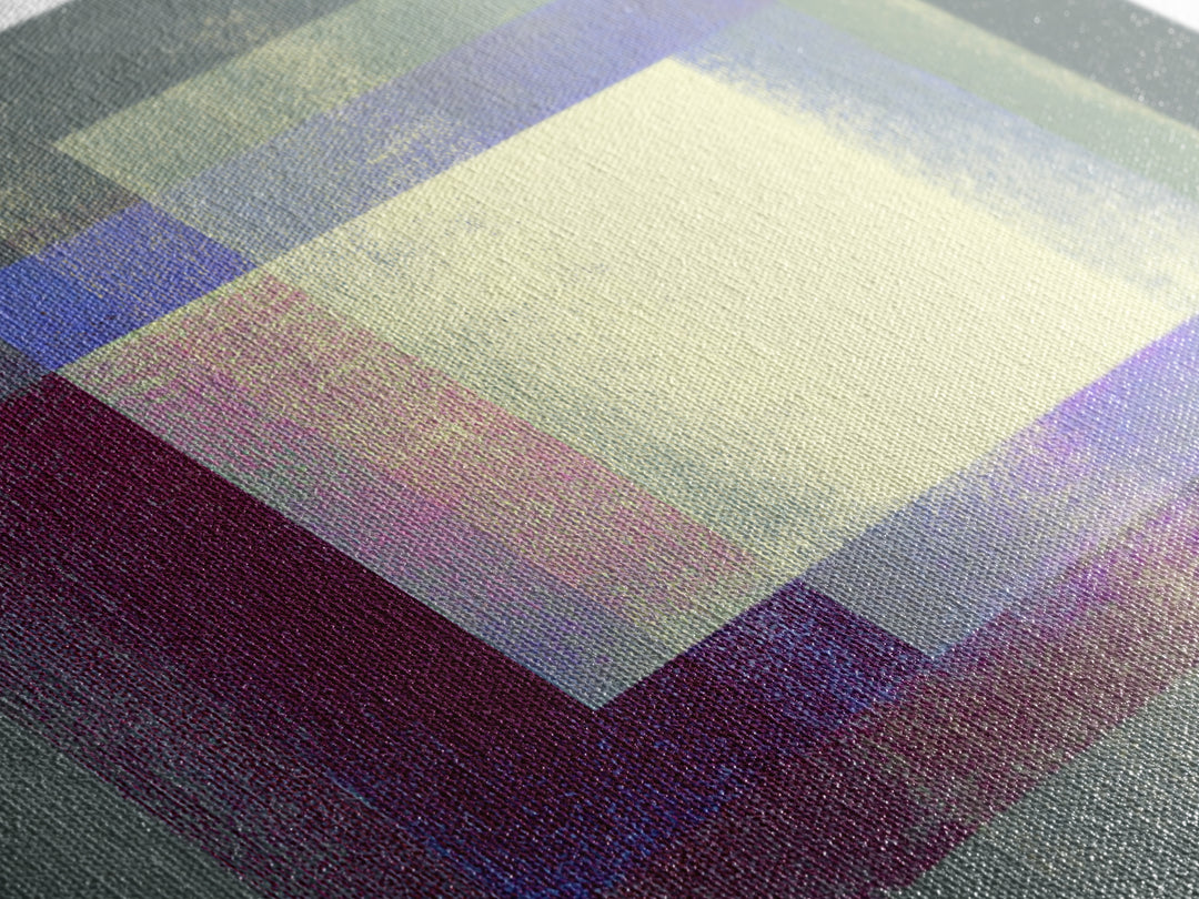 Soft Gray Magenta Geometric Rectangles Wall Art, Midcentury Modern Abstract Print, MCM Home Decor, Minimalist Office Decor