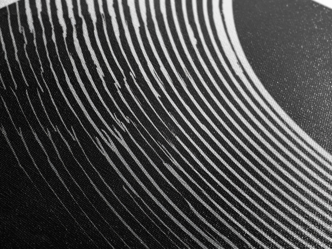 Black And White Concentric Arc Lines Wall Art, Minimalist Abstract Print, Modern Geometric Decor, Office Wall Decor, MCM Home Decor