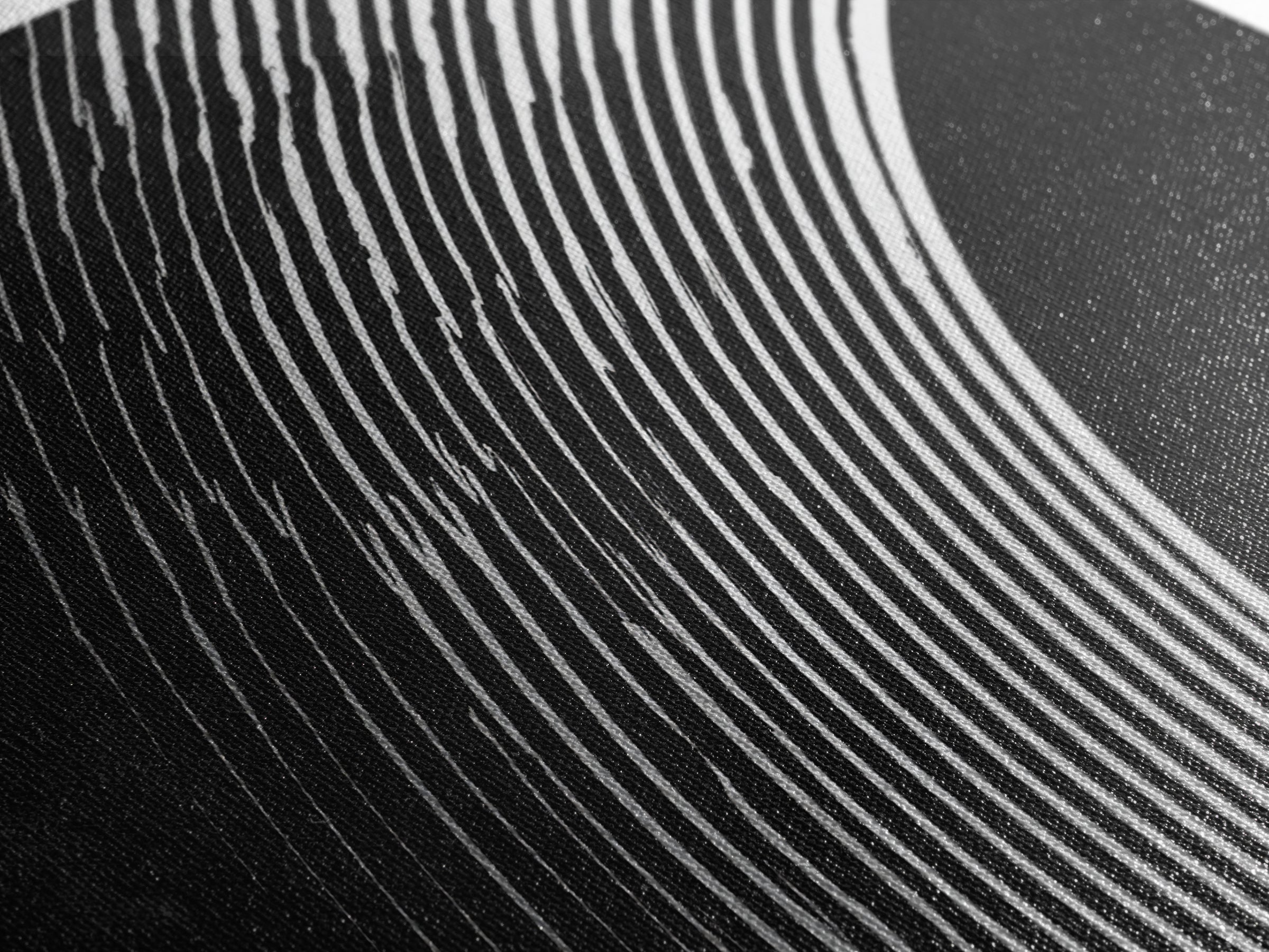 Black And White Concentric Arc Lines Wall Art, Minimalist Abstract Print, Modern Geometric Decor, Office Wall Decor, MCM Home Decor