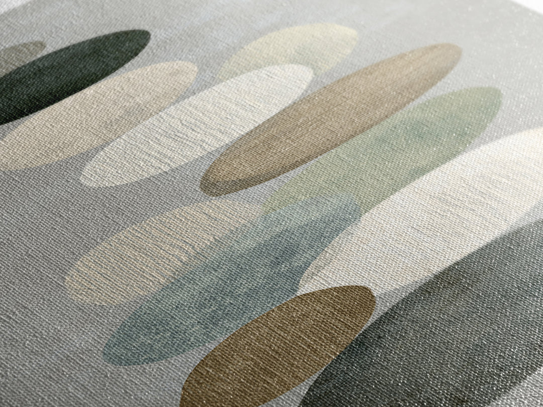 Sand Garden Lines as Minimalist Pattern Canvas Print, Meditation Art, Printable Artwork, Living Room Decor, Stillness, MED-1x3-83