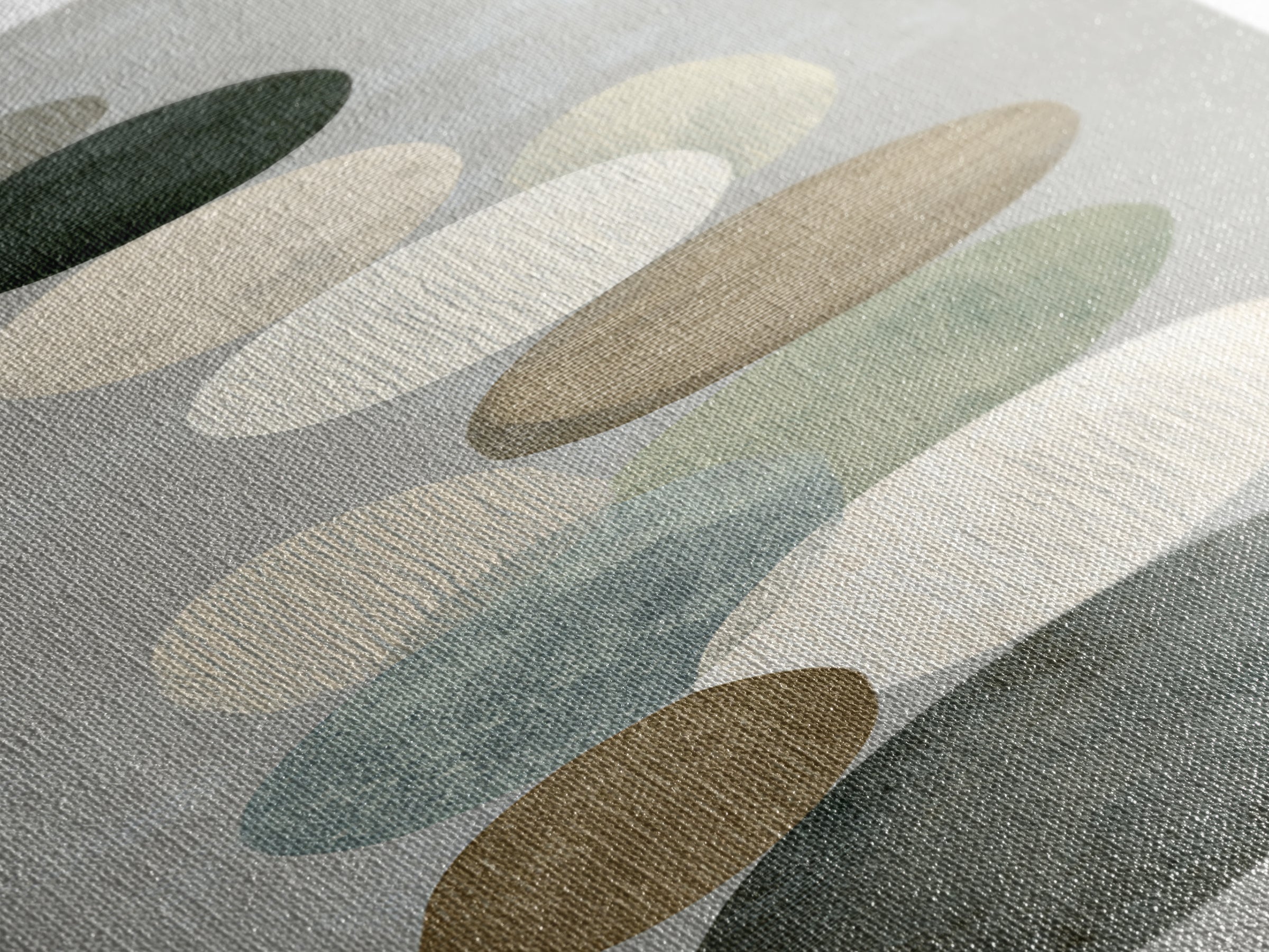 Sand Garden Lines as Minimalist Pattern Canvas Print, Meditation Art, Printable Artwork, Living Room Decor, Stillness, MED-1x3-83