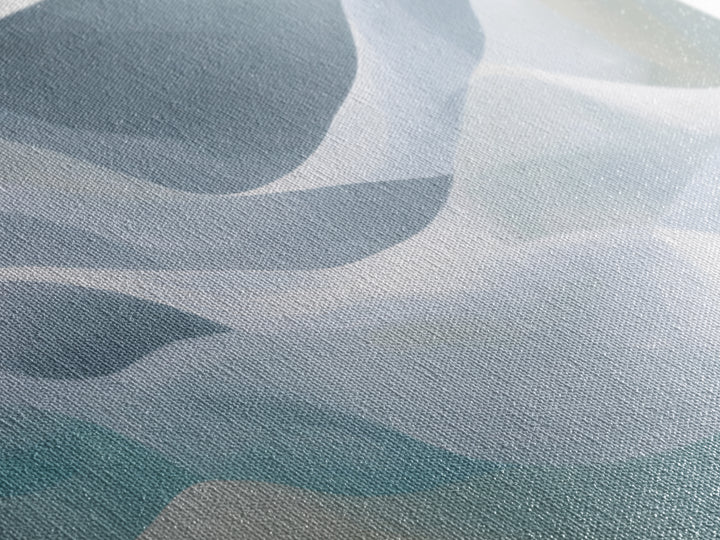 Abstract Breath Waves Canvas Print, Meditation Art, Printable Art, Living Room Decor, Abstract Art, Stillness, Minimalist Art, MED-2x1-74