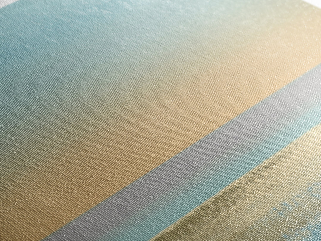 Soft Chakra Color Gradient Without Symbols Overload Canvas Print, Meditation Art, Art Deco, Living Room Decor, Stillness, MED-2x1-78