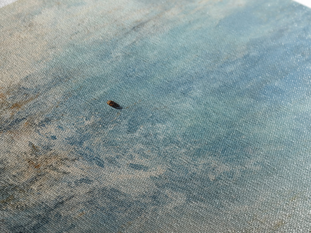 Ocean Horizon with Meditative Stillness Canvas Print, Meditation Art, Modern Wall Art, Living Room Decor, Fine Art, Stillness, MED-3x1-34