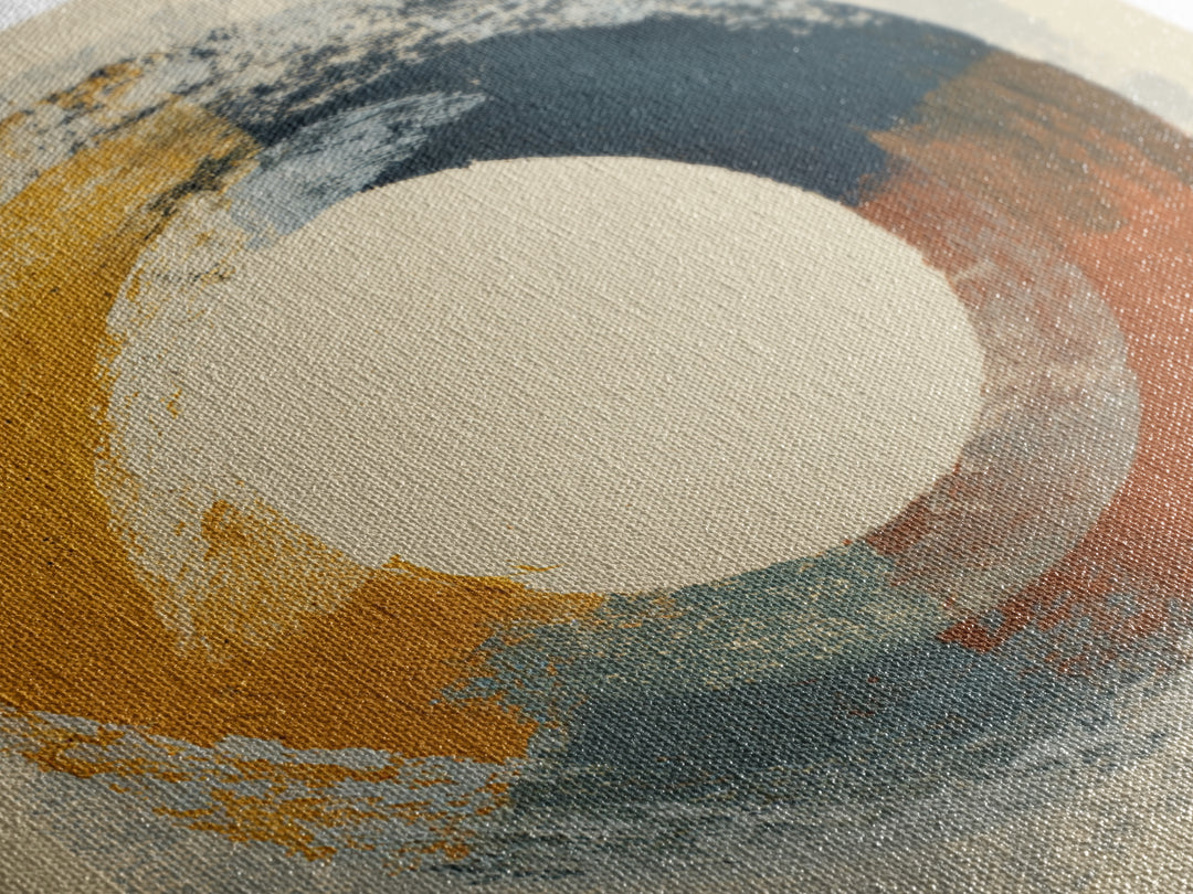 Single Brushstroke Circle Canvas Print, Minimalist Art, Modern Decor, Living Room Decor, Fine Art, Minimal, Poster, Wall Decor, MIN-1x1-94
