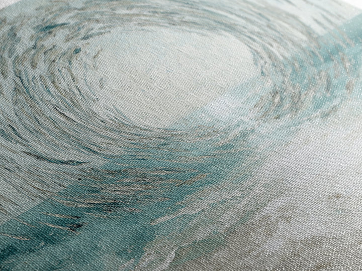 School of Fish Forming a Silver Spiral Framed Canvas Print, Marine Life Art, Coastal Art, Living Room Decor, Fine Art, Marine, MLA-2x1-72