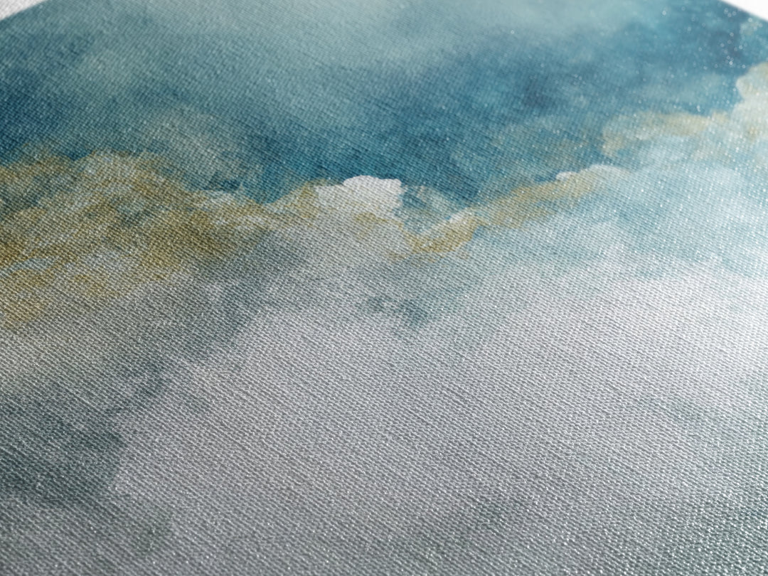 Subtle Marble Texture Canvas Print, Medical Office Art, Medical Art, Office Decor, Watercolor Art, Calm, Biology Art, MOA-1x1-19