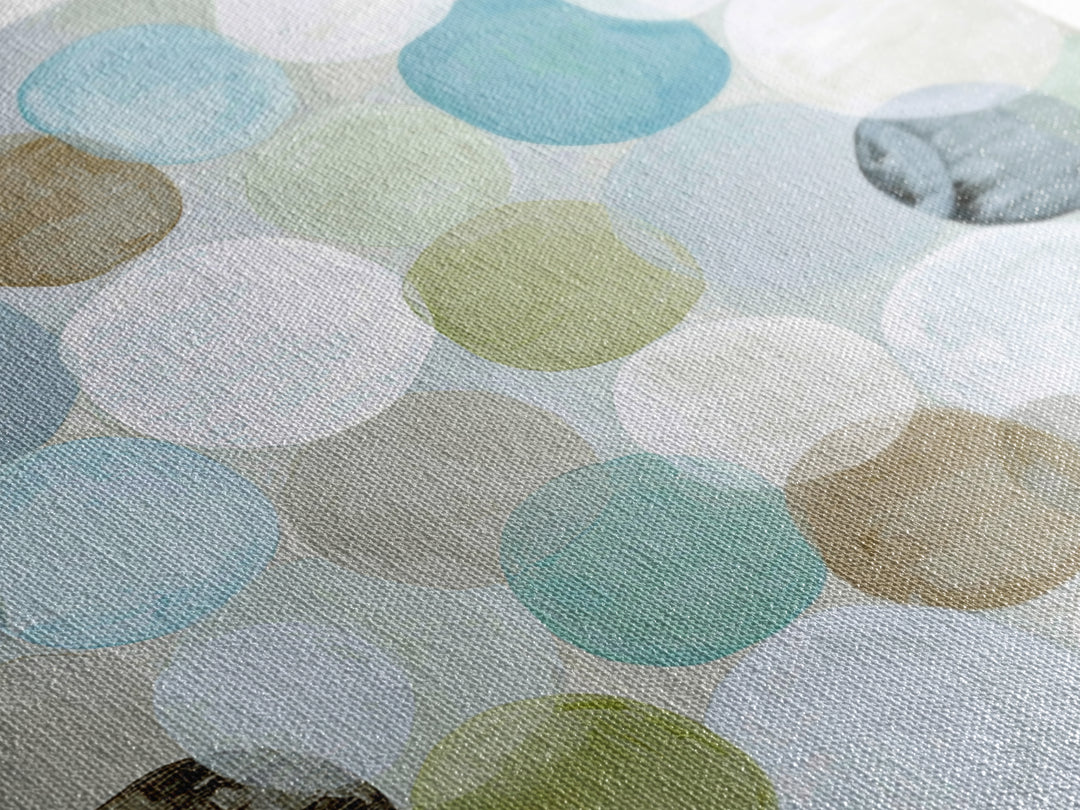 Abstract Cells and Circles as Soothing Pattern Canvas Print, Medical Office Art, Room Decor, Office Decor, Fine Art, Calm, MOA-1x1-77