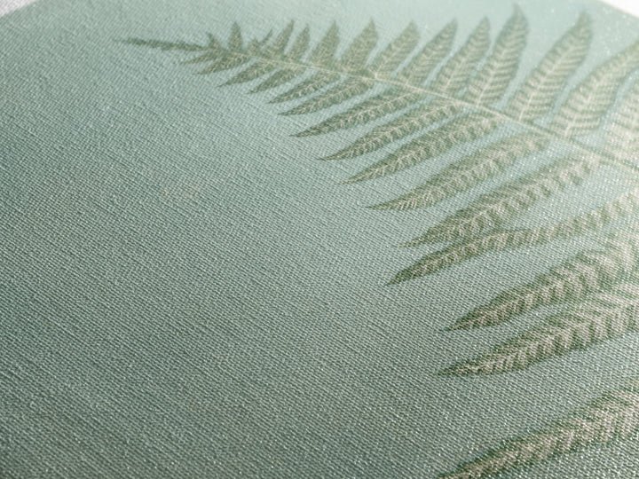 Minimal Green Fern Specimen Framed Canvas Print, Medical Office Art, Modern Decor, Office Decor, Fine Art, Calm, Home Decor, MOA-1x1-80