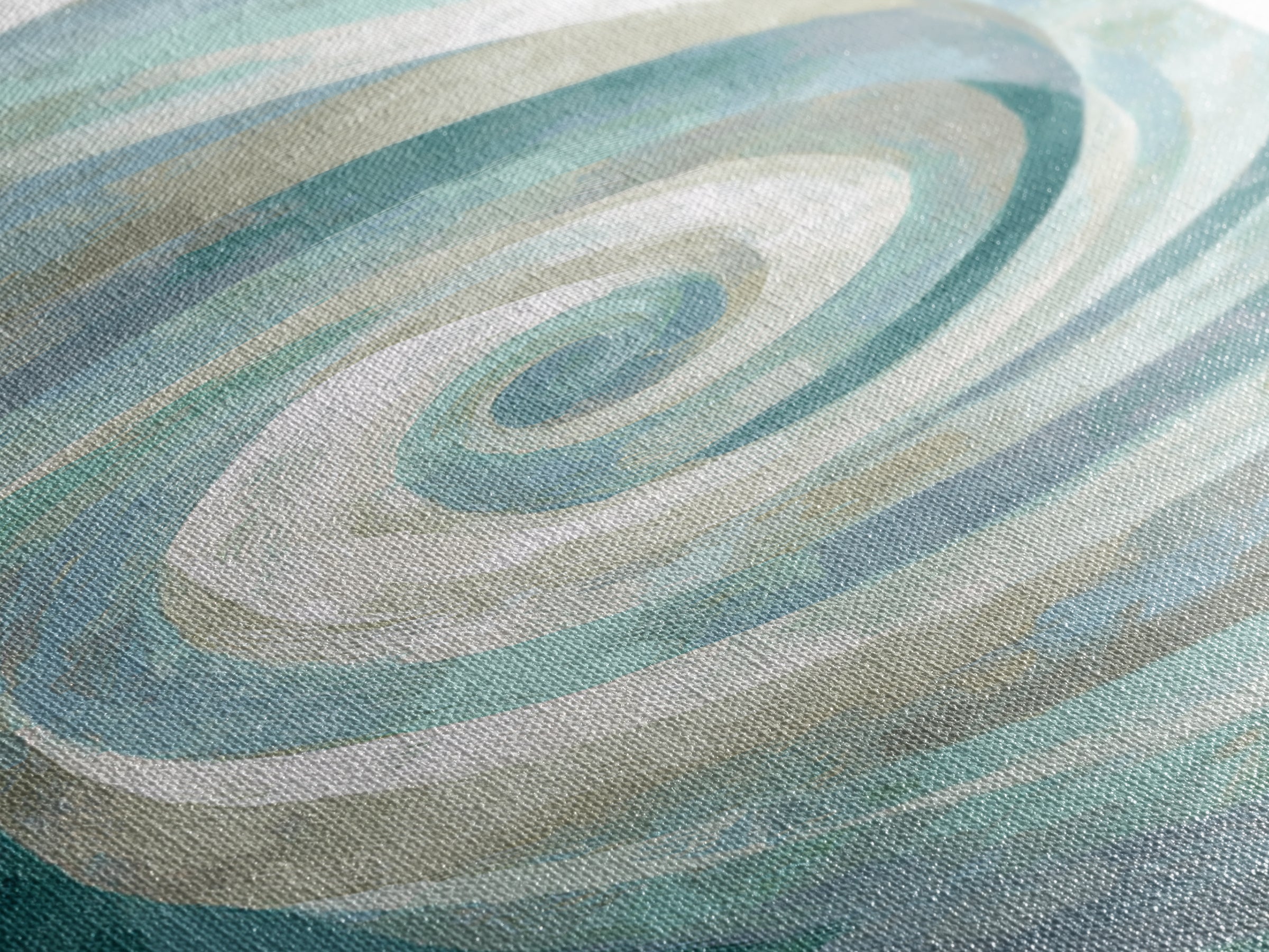 Abstract Healing Spiral Framed Canvas Print, Medical Office Art, Educational Poster, Office Decor, Calm, Fine Art Print, MOA-1x3-75