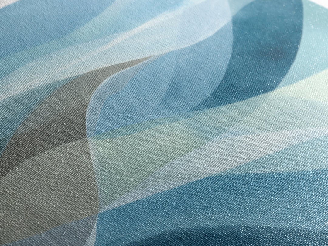 Calming Blue Abstract Canvas Print, Medical Office Art, Wall Art, Office Decor, Fine Art, Calm, Printable Card, Medical Art, MOA-2x1-21