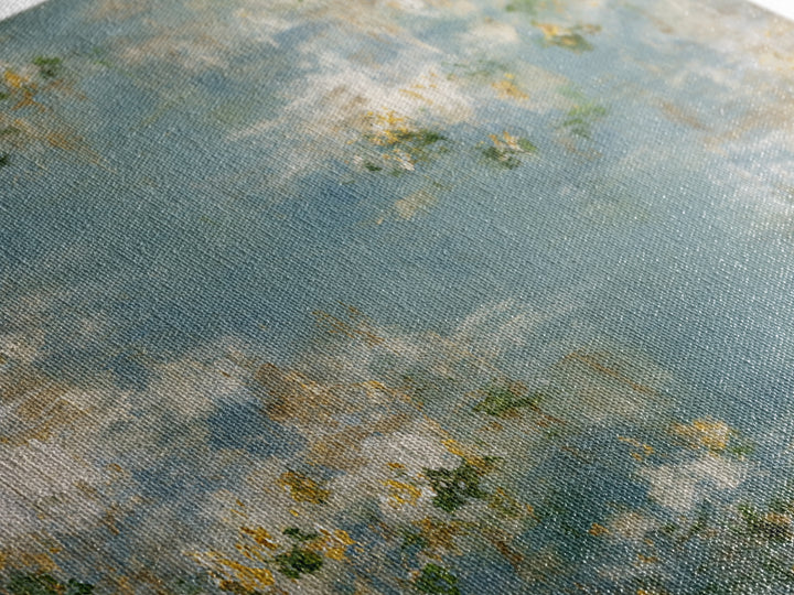 Sunlit Meadow with Wildflowers and Calm Mood Canvas Print, Medical Office Art, Office Decor, Watercolor Art, Calm, MOA-2x1-32