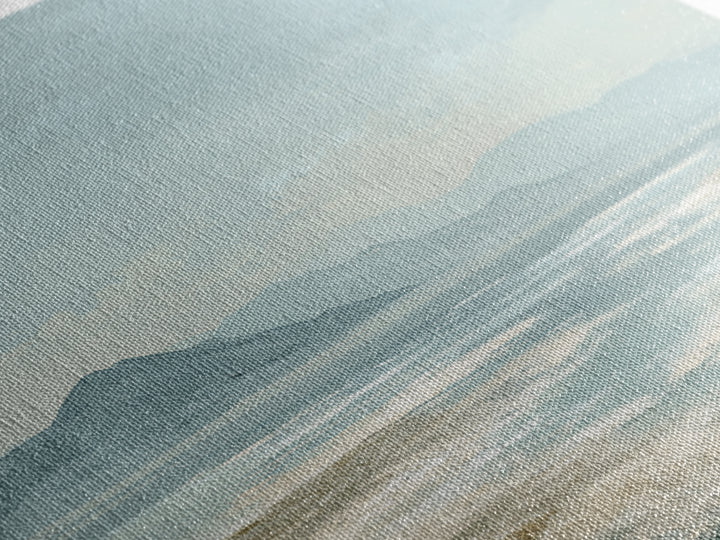 Peaceful Ocean Horizon Canvas Print, Medical Office Art, Digital Art, Office Decor, Calm, Medical Decor, Anatomy Wall Art, MOA-2x1-48
