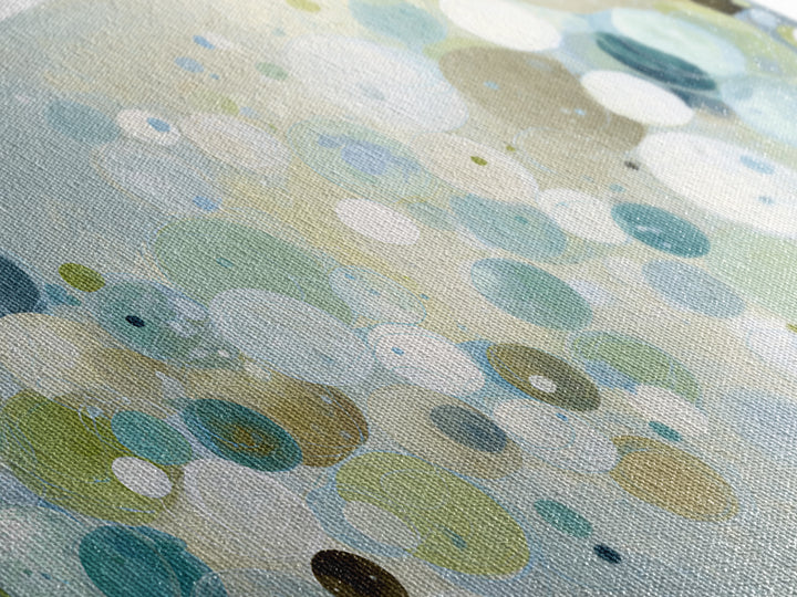 Abstract Cells and Circles as Soothing Pattern Canvas Print, Medical Office Art, Printable Art, Office Decor, Abstract Art, MOA-2x1-49