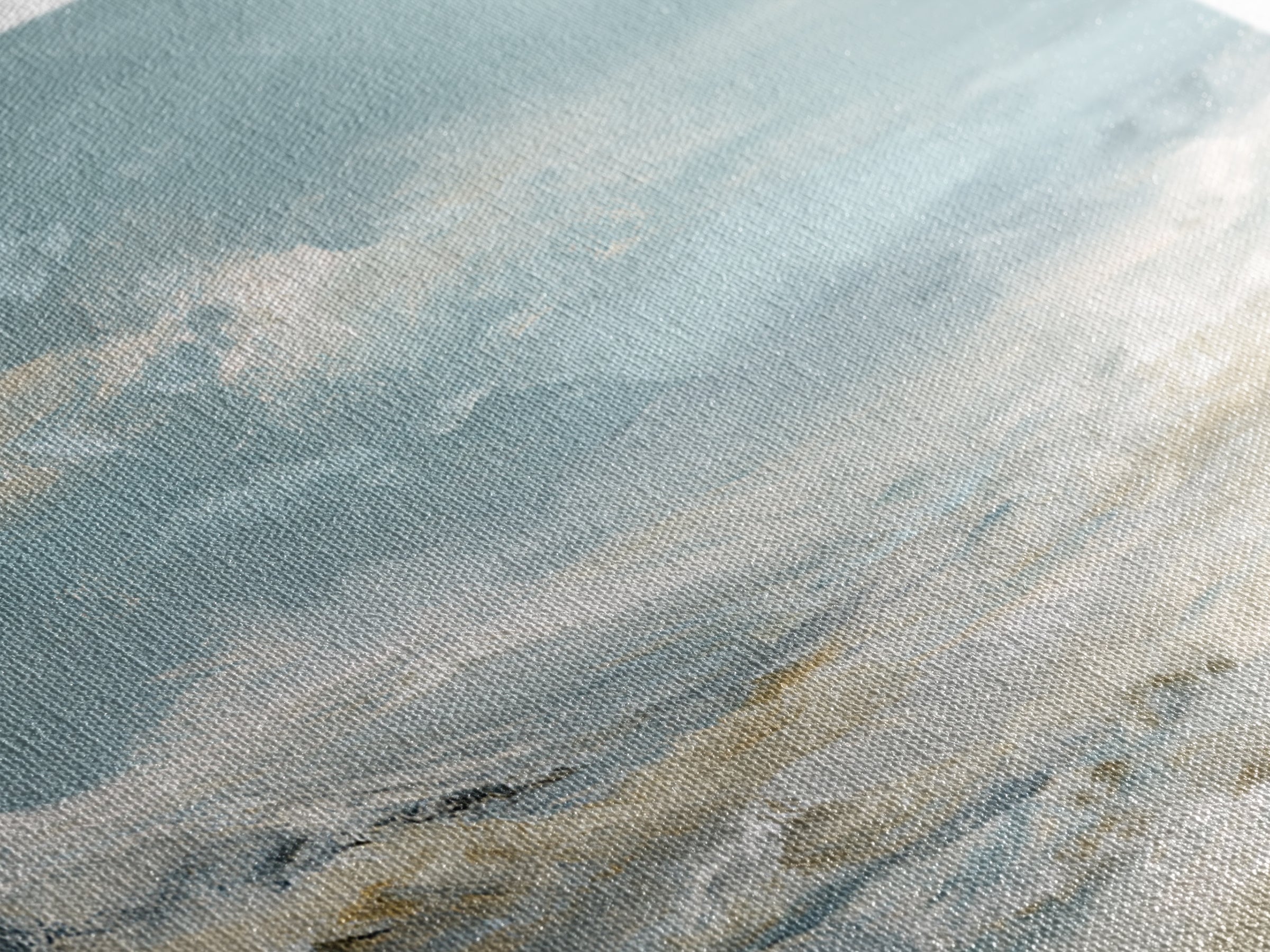 Sky and Cloud Scene Canvas Print, Medical Office Art, Medical Student Gift, Office Decor, Oil Painting, Calm, Anatomy Poster, MOA-2x1-53