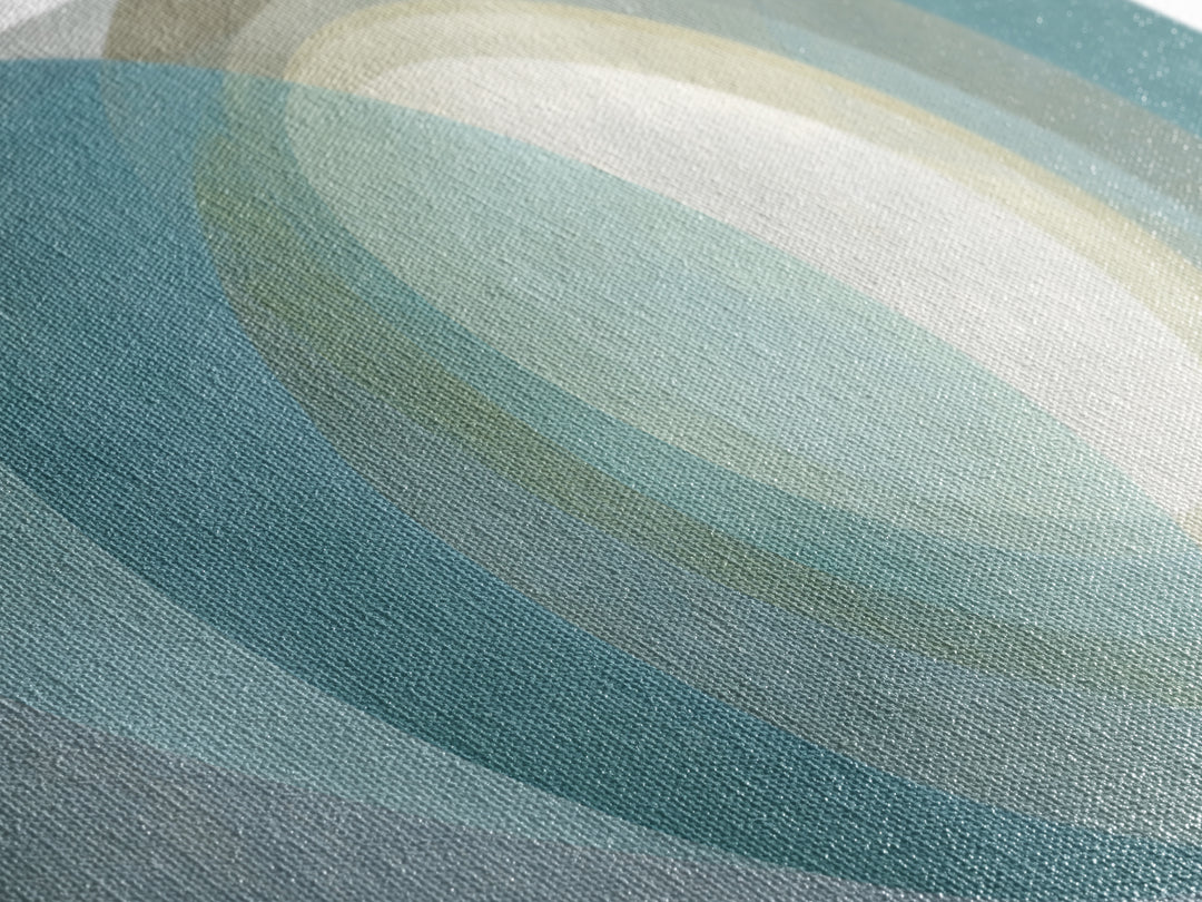 Abstract Healing Spiral Framed Canvas Print, Medical Office Art, Contemporary Art, Office Decor, Fine Art, Calm, Animal Art, MOA-2x1-83