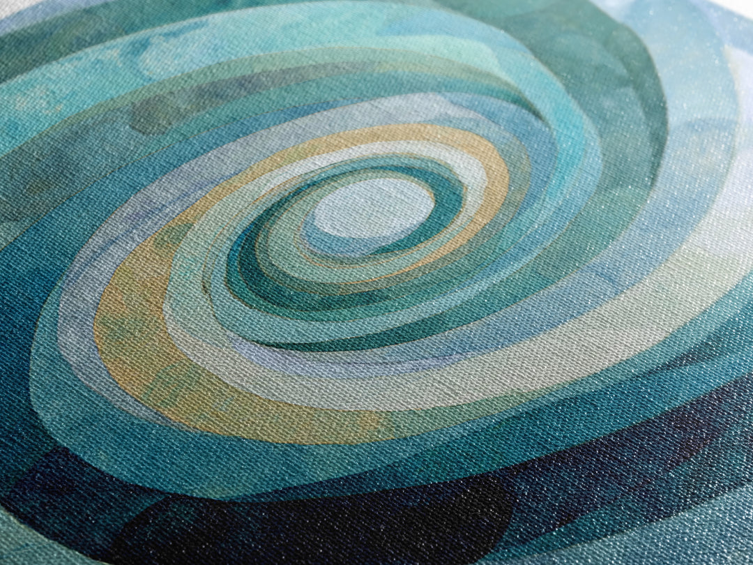 Abstract Healing Spiral Framed Canvas Print, Medical Office Art, Wall Art, Office Decor, Fine Art, Calm, Printable Card, MOA-2x3-47