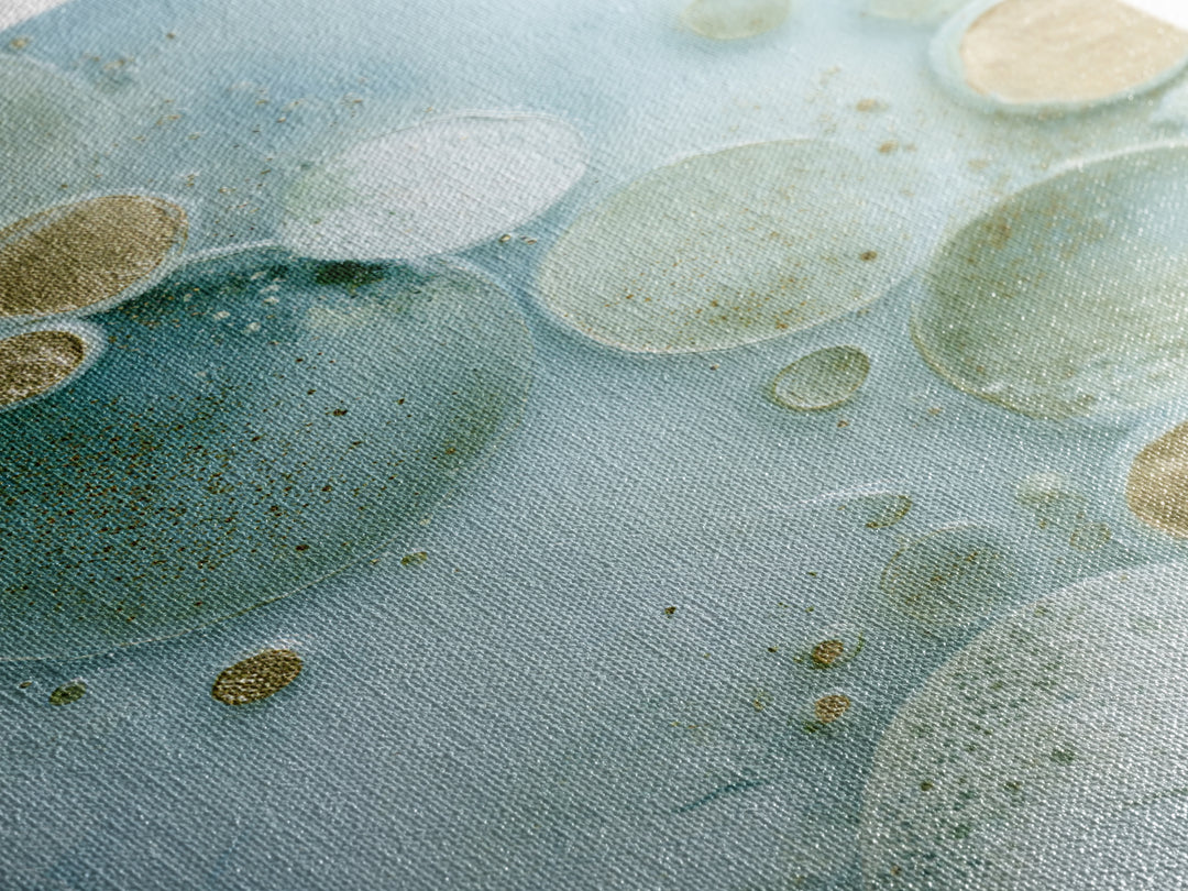 Abstract Cells and Circles as Soothing Pattern Canvas Print, Medical Office Art, Minimalist Art, Office Decor, Fine Art, Calm, MOA-2x3-61