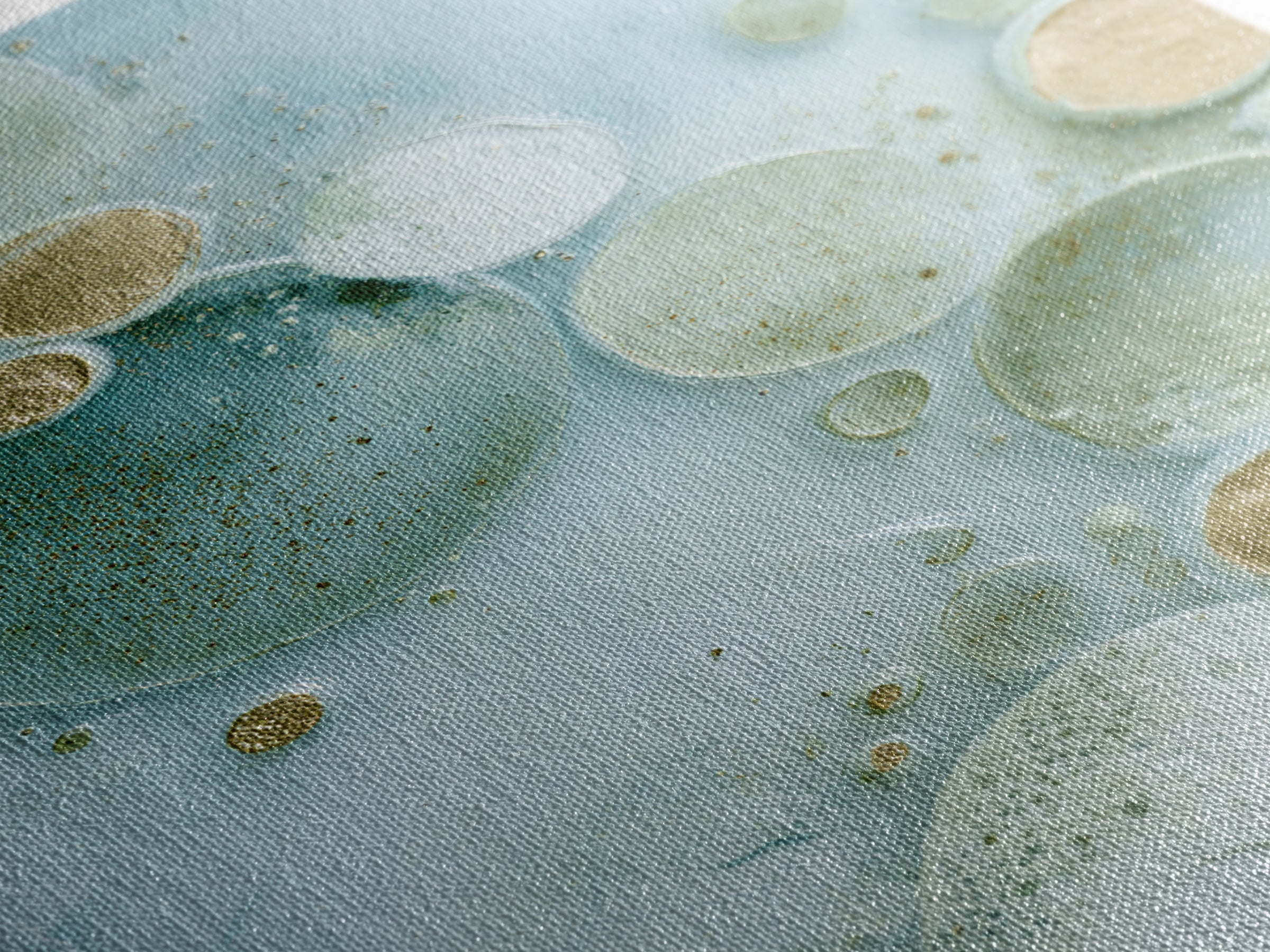 Abstract Cells and Circles as Soothing Pattern Canvas Print, Medical Office Art, Minimalist Art, Office Decor, Fine Art, Calm, MOA-2x3-61