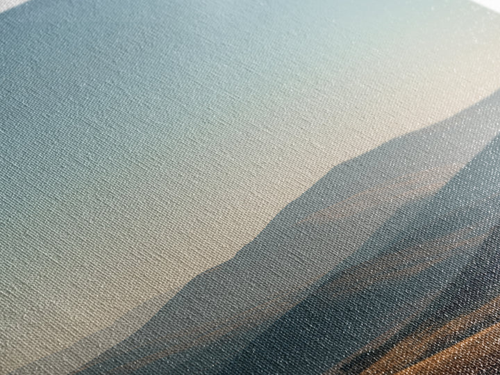 Minimal Sunrise over Rounded Hills Canvas Print, Medical Office Art, Wall Decor, Office Decor, Calm, Medical Office Decor, MOA-2x3-79
