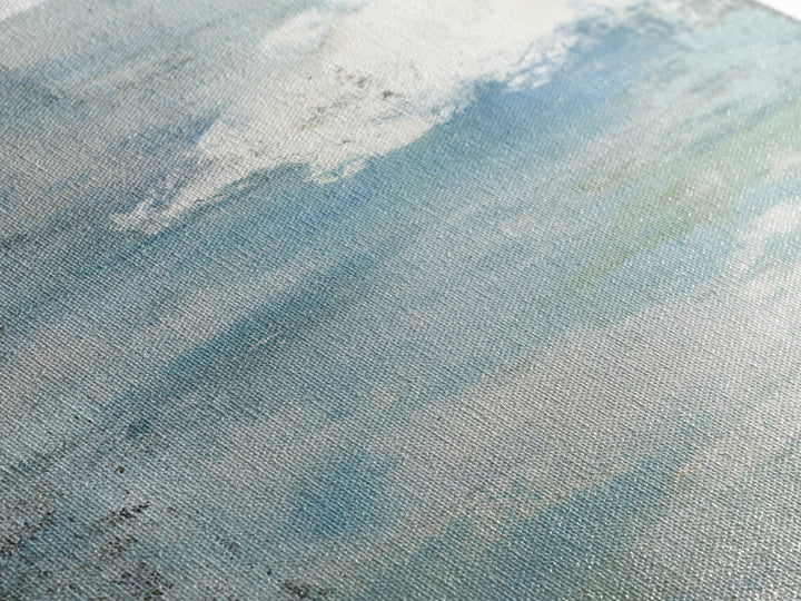 Calming Blue Abstract Canvas Print, Medical Office Art, Medical Art, Office Decor, Fine Art, Calm, Biology Art, Nurse Wall Art, MOA-2x3-81