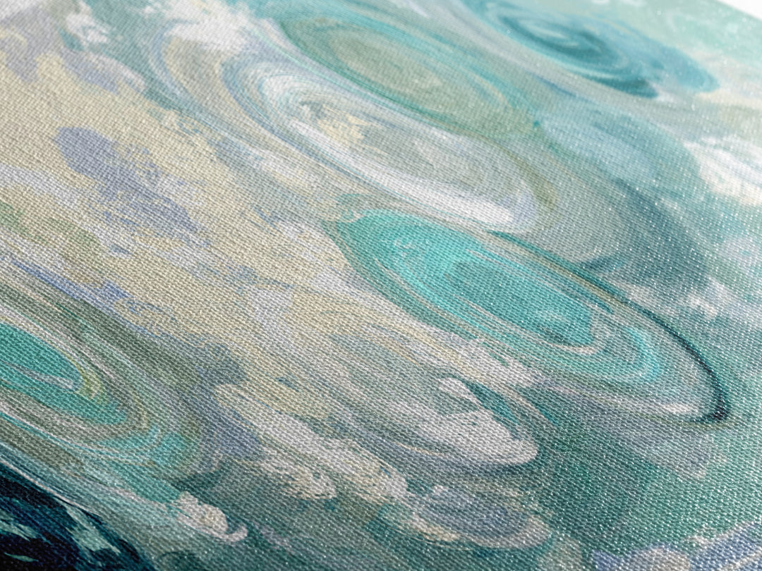 Abstract Healing Spiral Framed Canvas Print, Medical Office Art, Contemporary Art, Office Decor, Fine Art, Calm, Animal Art, MOA-3x1-55
