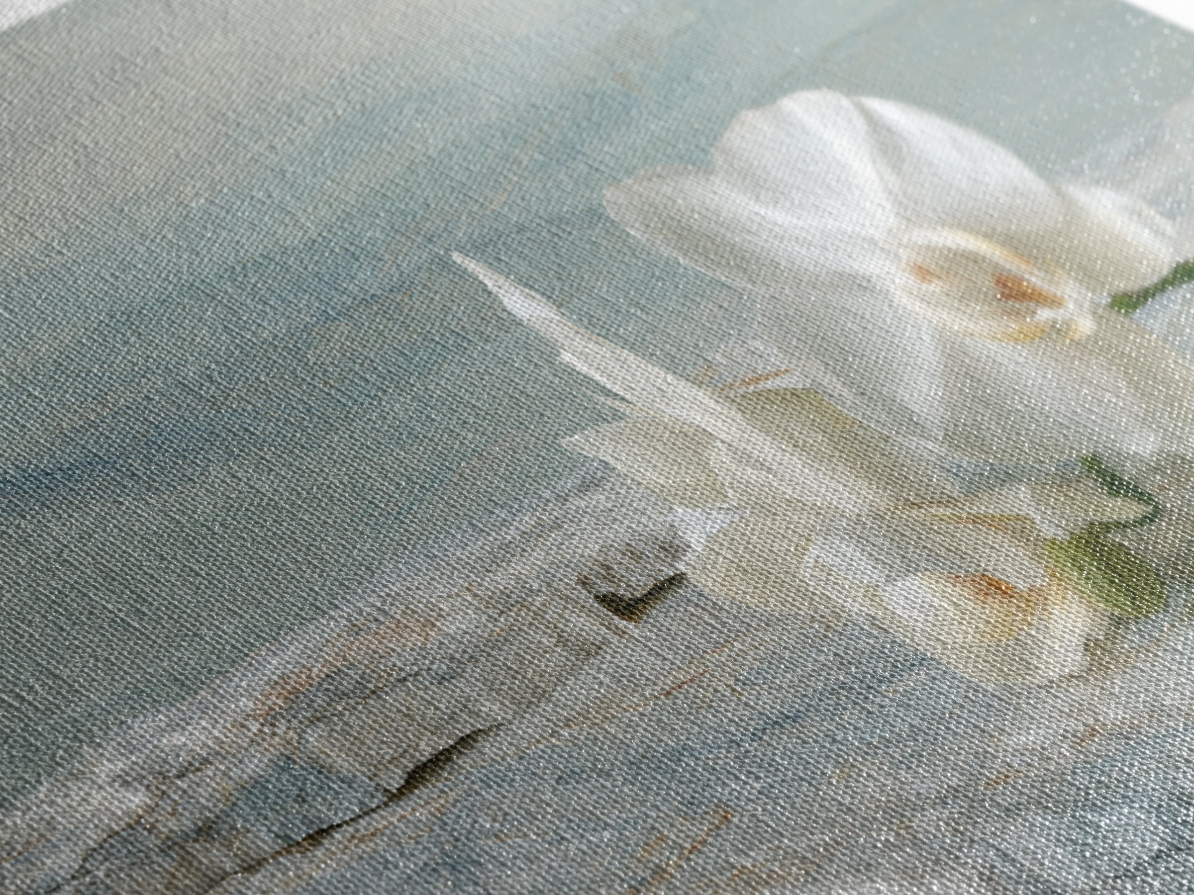 White Orchid on Gray Stone Surface Framed Canvas Print, Medical Office Art, Animal Art, Office Decor, Fine Art, Calm, MOA-3x2-10
