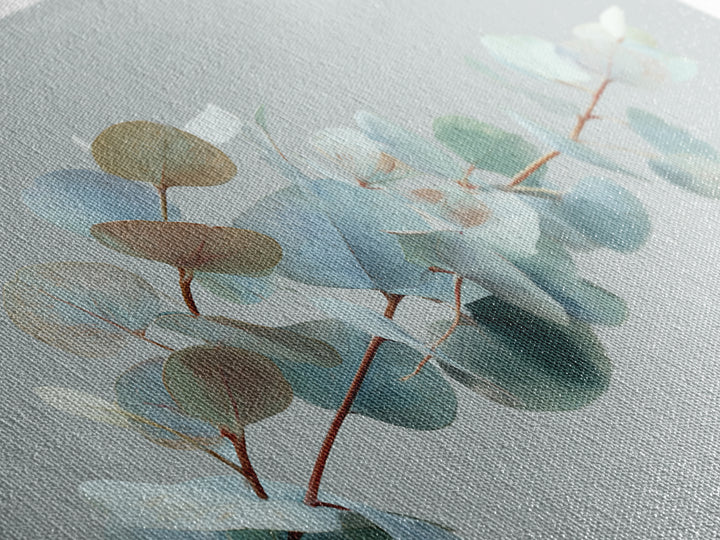 Botanical Eucalyptus Branch Framed Canvas Print, Medical Office Art, Heart Anatomy Print, Office Decor, Fine Art, Calm, MOA-3x2-31
