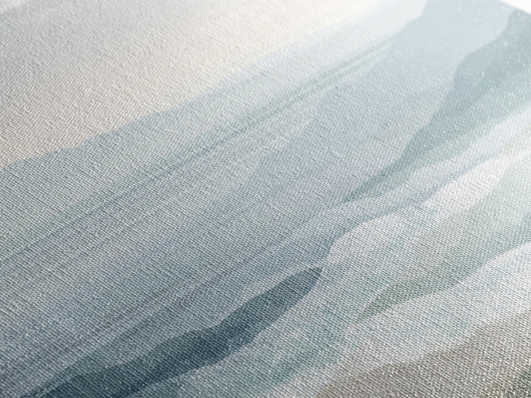 Peaceful Ocean Horizon Canvas Print, Medical Office Art, Brain Poster, Office Decor, Oil Painting, Calm, Medical School, MOA-3x2-32