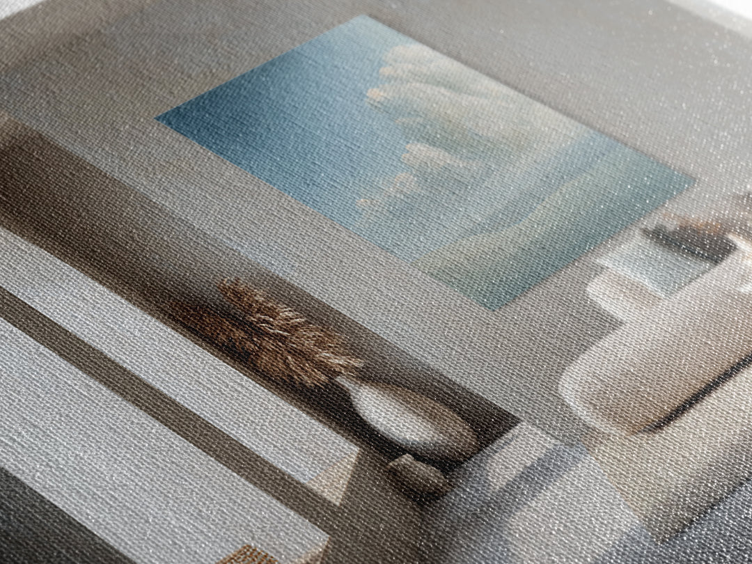 Sky and Cloud Scene Canvas Print, Medical Office Art, Educational Poster, Office Decor, Oil Painting, Calm, Fine Art Print, MOA-3x2-61