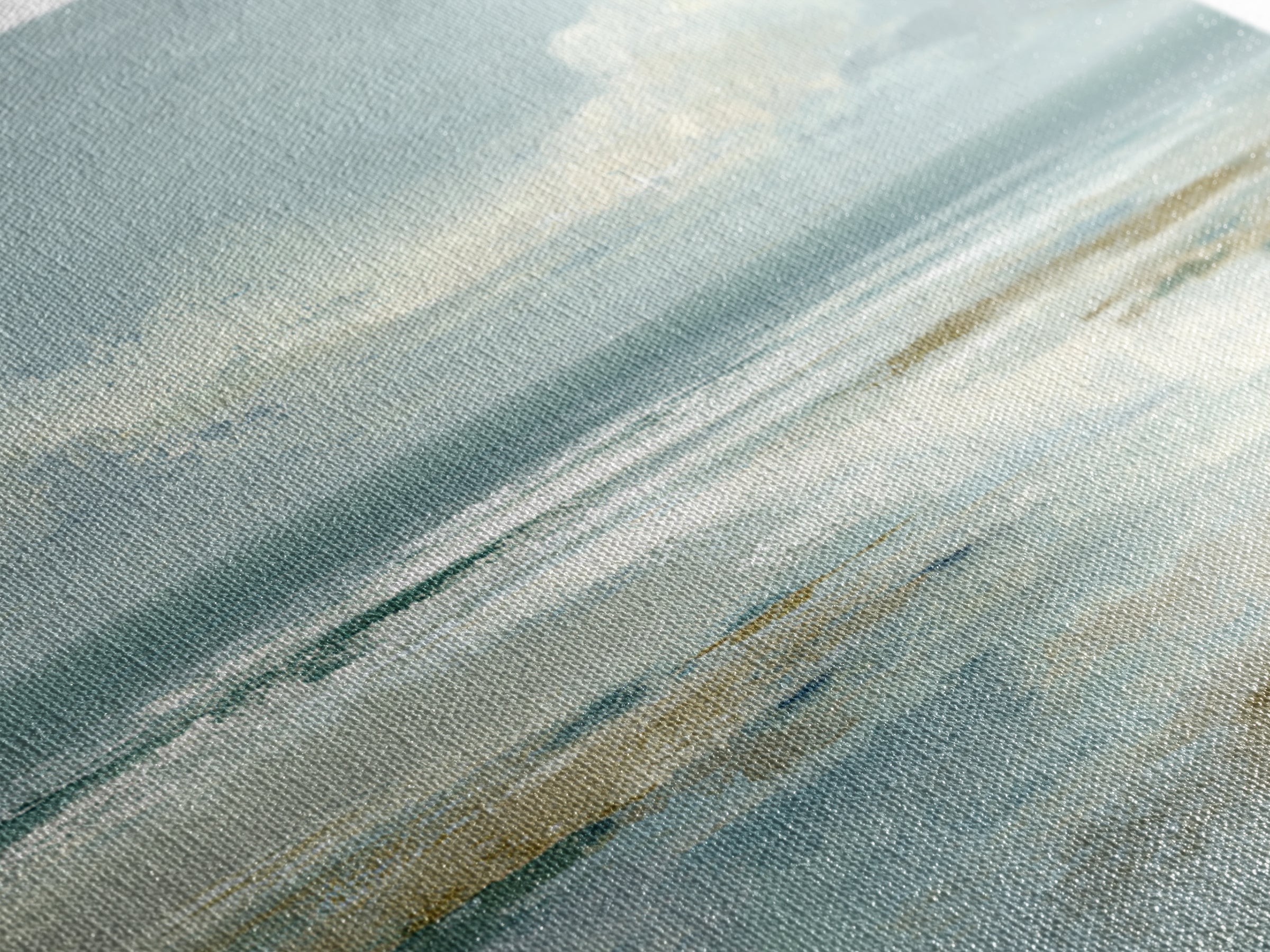 Peaceful Ocean Horizon Framed Canvas Print, Medical Office Art, Animal Art, Office Decor, Fine Art, Calm, Heart Anatomy Print, MOA-3x2-8