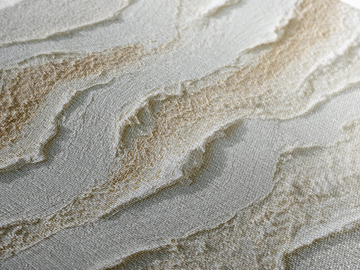 Ivory White Plaster Texture Composition Framed Canvas Print, Monochrome Art, Home Decor, Living Room Decor, Fine Art, Mono, MON-2x1-25