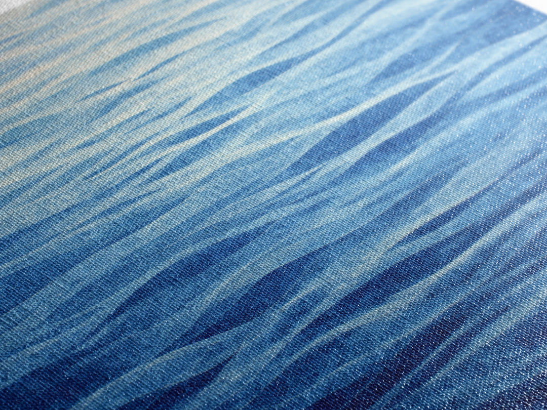 All Blue Ocean Abstraction Canvas Print, Monochrome Art, Bedroom Decor, Living Room Decor, Fine Art, Mono, Abstract Painting, MON-2x3-81