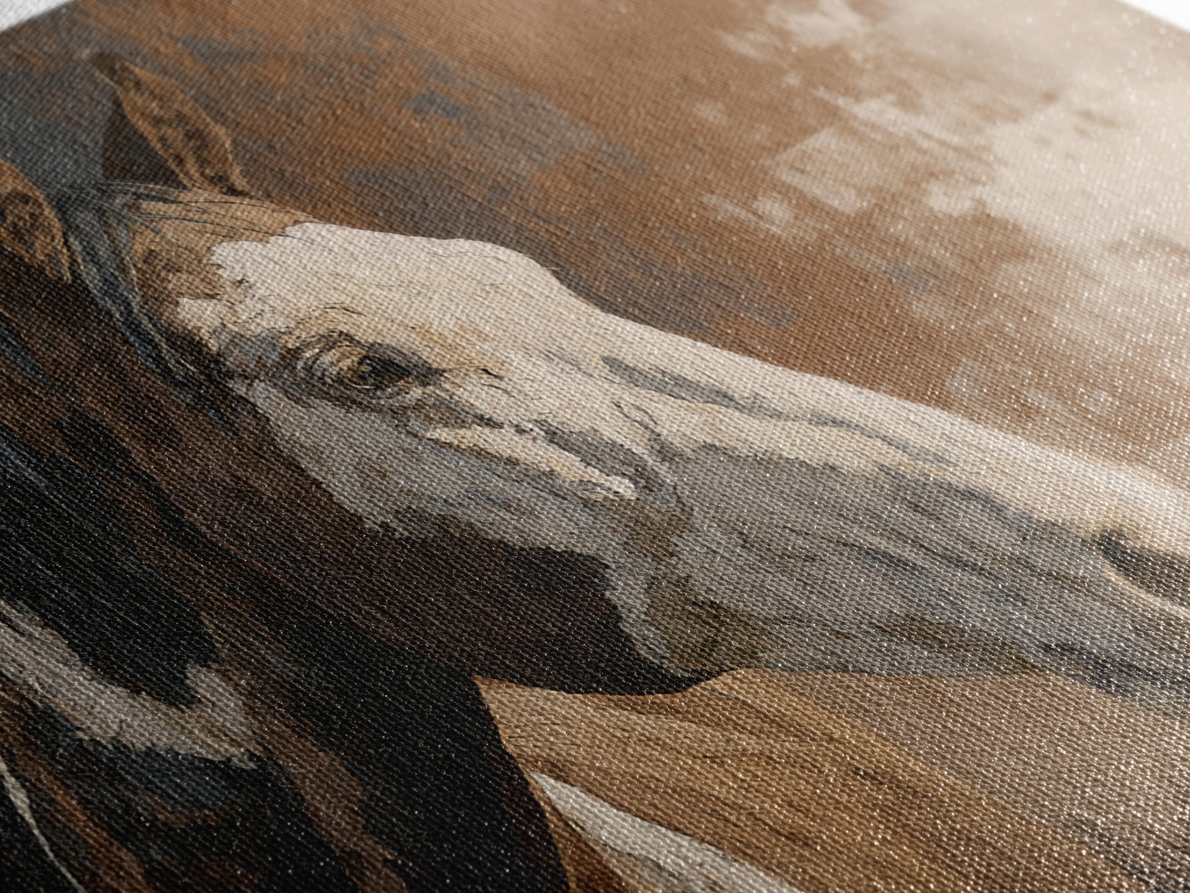 Sepia Horse Portrait Canvas Print, Monochrome Art, Apartment Decor, Living Room Decor, Fine Art, Mono, Moody Wall Art, MON-3x2-30