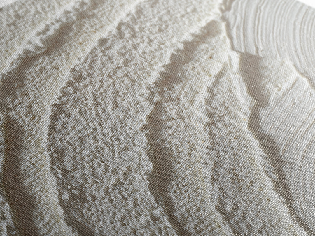 Ivory White Plaster Texture Composition Canvas Print, Monochrome Art, Boho Wall Art, Living Room Decor, Fine Art, Mono, MON-3x2-33