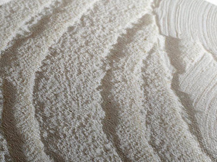 Ivory White Plaster Texture Composition Canvas Print, Monochrome Art, Boho Wall Art, Living Room Decor, Fine Art, Mono, MON-3x2-33