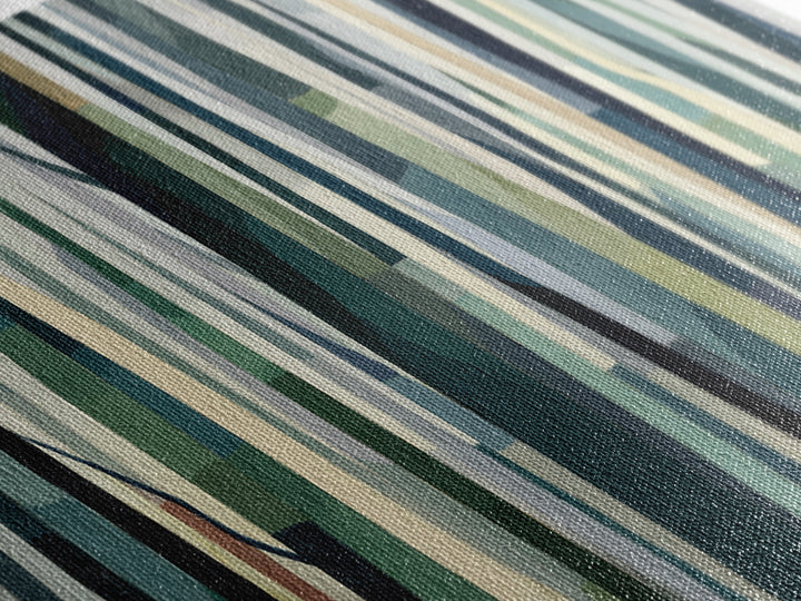 Deep Green Forest Silhouette Study Canvas Print, Monochrome Art, Modern Art, Living Room Decor, Fine Art, Mono, MON-3x2-89