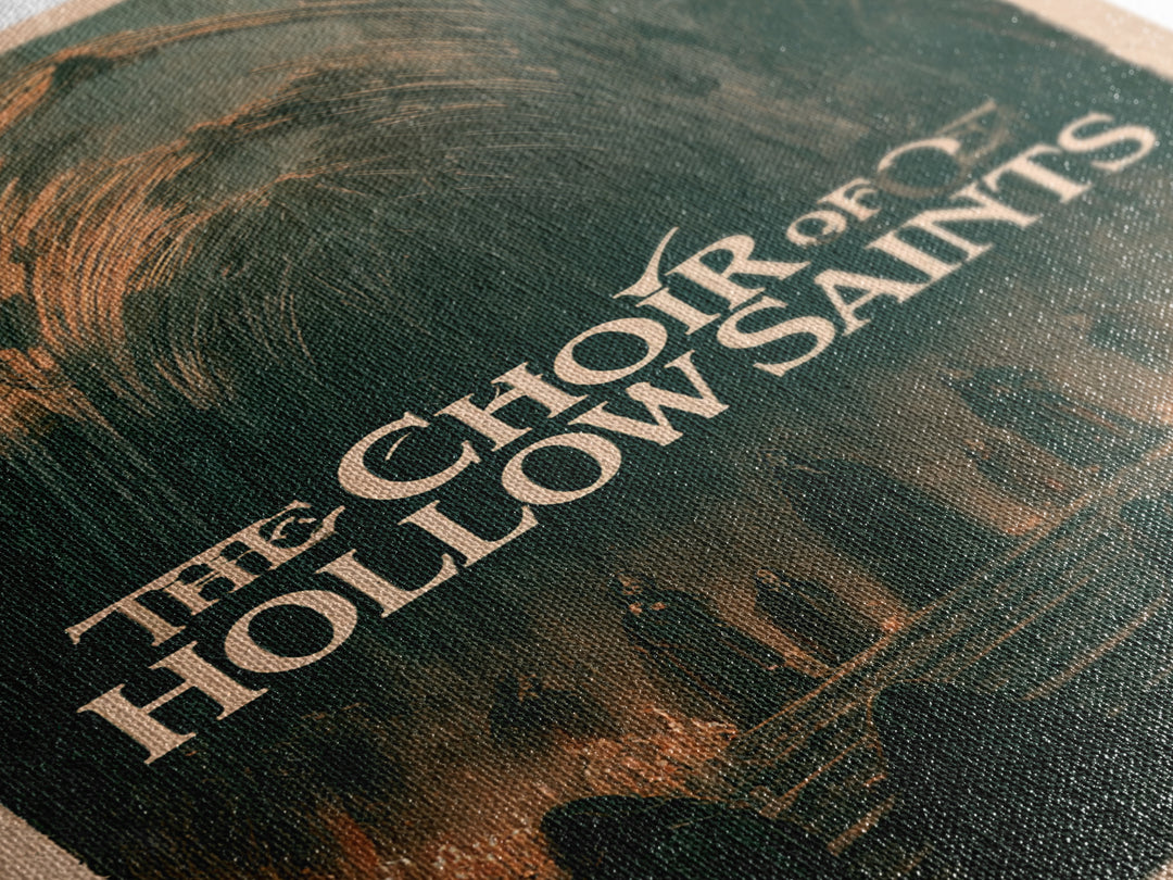 The Choir Of Hollow Saints, English Language Horror Movie Poster, 1970s Horror Art, Retro Horror Movie Art, Framed Canvas Print