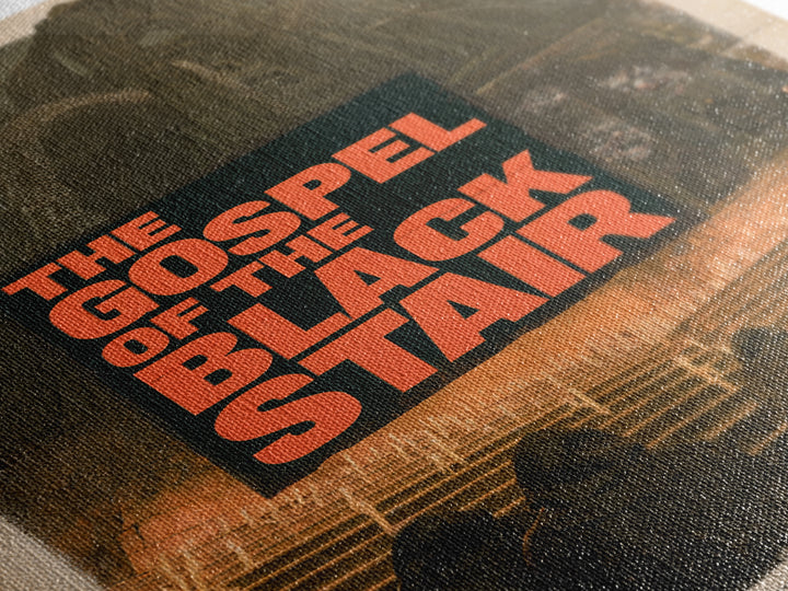 The Gospel Of The Black Stair, English Language Horror Movie Poster, 1970s Horror Art, Retro Horror Movie Art, Canvas Print