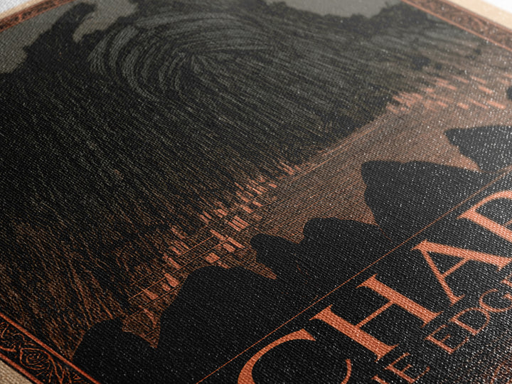 The Chapel At The Edge Of Sleep, English Language Horror Movie Poster, Decadent Line Art, Gothic Cinema Wall Art