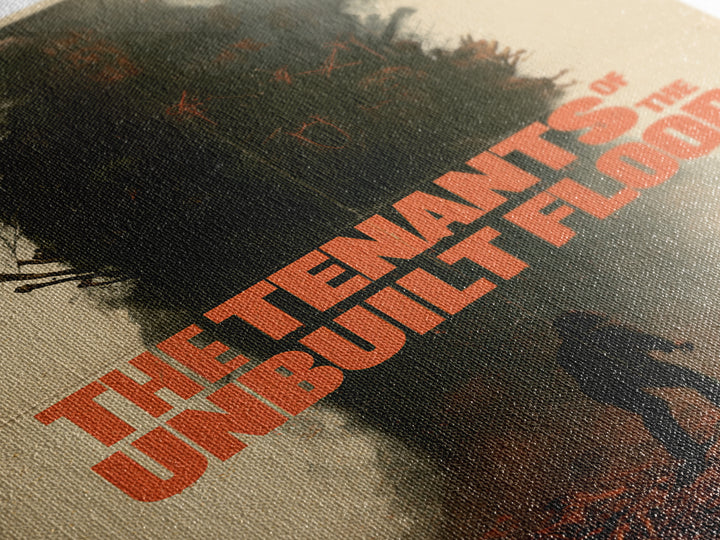 The Tenants Of The Unbuilt Floor, English Language Horror Movie Poster, 1970s Horror Art, Cult Horror Poster, Framed Canvas Print