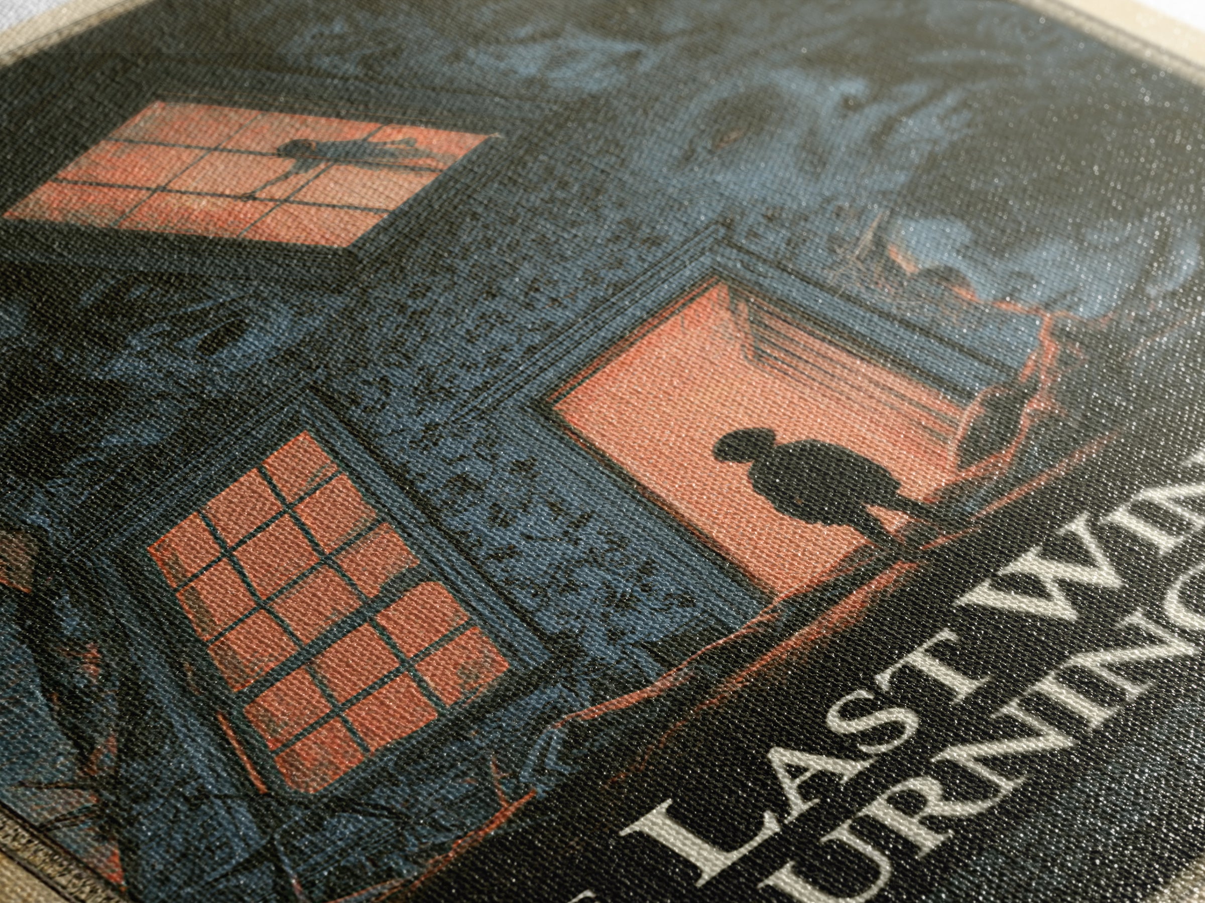 The Last Window Of Mourning House, English Language Horror Movie Poster, Gothic Nightmare Art, Classic Monster Poster