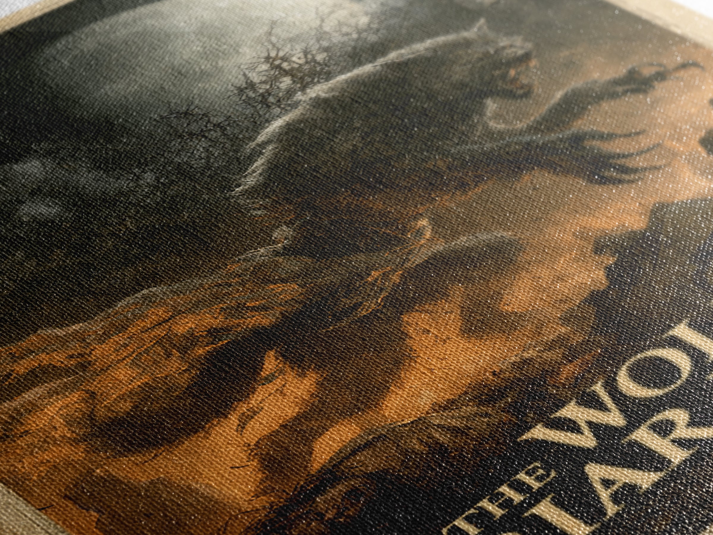 The Wolf Of Briar Moon, English Language Horror Movie Poster, Dark Romantic Horror Art, Cult Horror Poster, Canvas Print